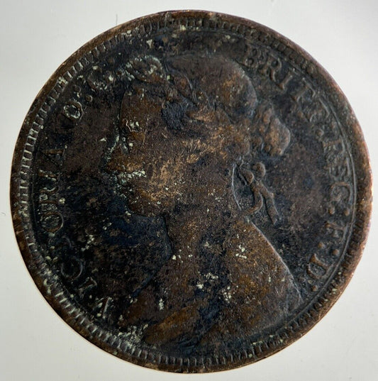 1889 Victoria Half-Penny Coin | Collectable Grade