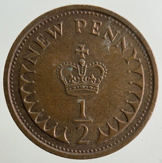 1976 Elizabeth II 2nd New 1/2 Half-Penny Coin | Fine Collectable Grade