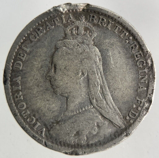 1889 Victoria Threepence Silver Coin | Collectable Grade