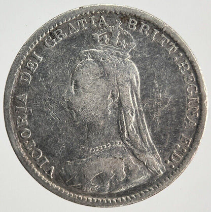 1889 Victoria Threepence | British Silver Coin | Collectable Grade | a1913