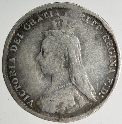 1889 Victoria Threepence Silver Coin | Collectable Grade