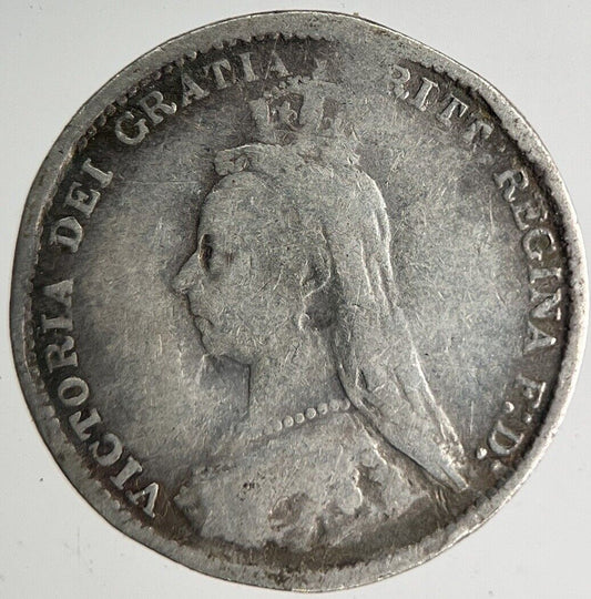 1889 Victoria Threepence Silver Coin | Collectable Grade
