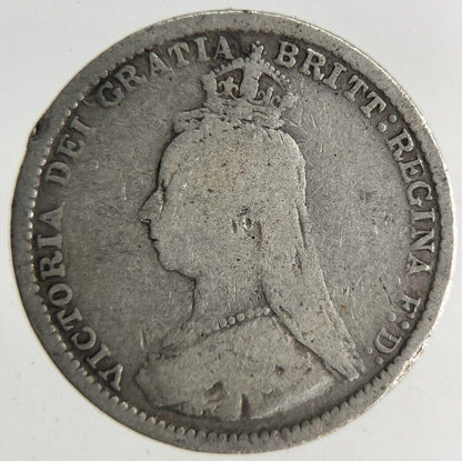1889 Victoria Threepence Silver Coin | Collectable Grade