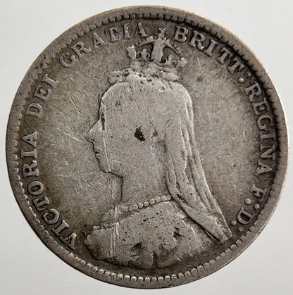1889 Victoria Threepence Silver Coin | Collectable Grade | a7223