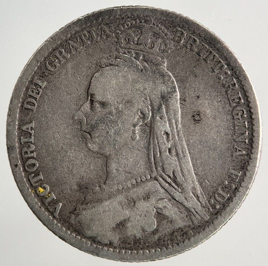 1889 Victoria Sixpence Silver Coin | Collectable Grade