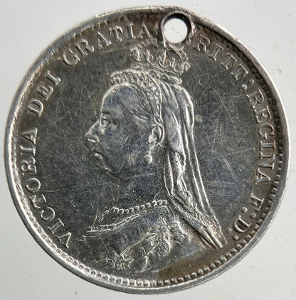 1889 Victoria Threepence Silver Coin | Very High Grade