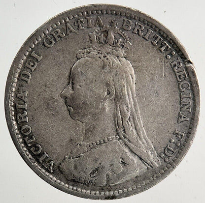 1889 Victoria Threepence Silver Coin | Fine Collectable Grade