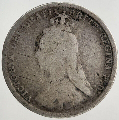 1889 Victoria Threepence Silver Coin | Collectable Grade
