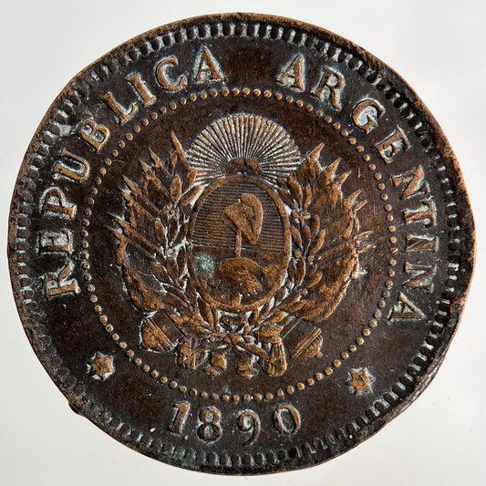 1890 Argentina Un 1 Centavo Coin | Collectable Grade