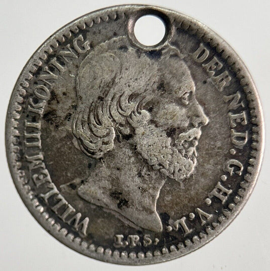 1890 Netherlands 10 Cents Silver Coin | Fine Collectable Grade | a8283