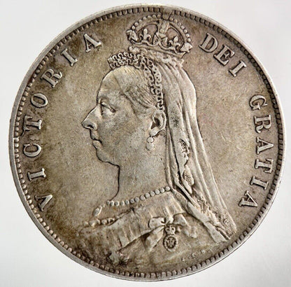 1890 Victoria Half-Crown Silver Coin | Fine Collectable Grade