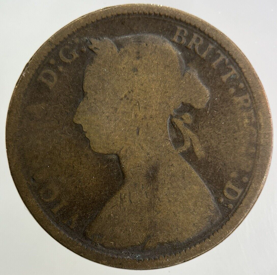 1890 Victoria Half-Penny Coin | Collectable Grade