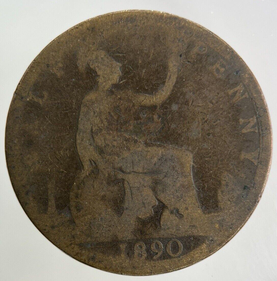 1890 Victoria Half-Penny Coin | Collectable Grade