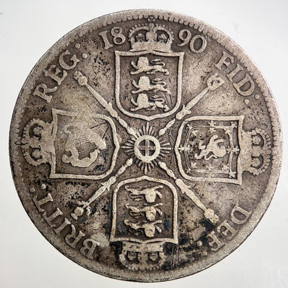 1890 Victoria Florin Silver Coin | Collectable Grade
