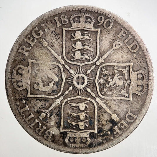 1890 Victoria Florin Silver Coin | Collectable Grade