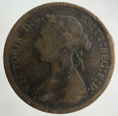 1890 Victoria Half-Penny Coin | Collectable Grade
