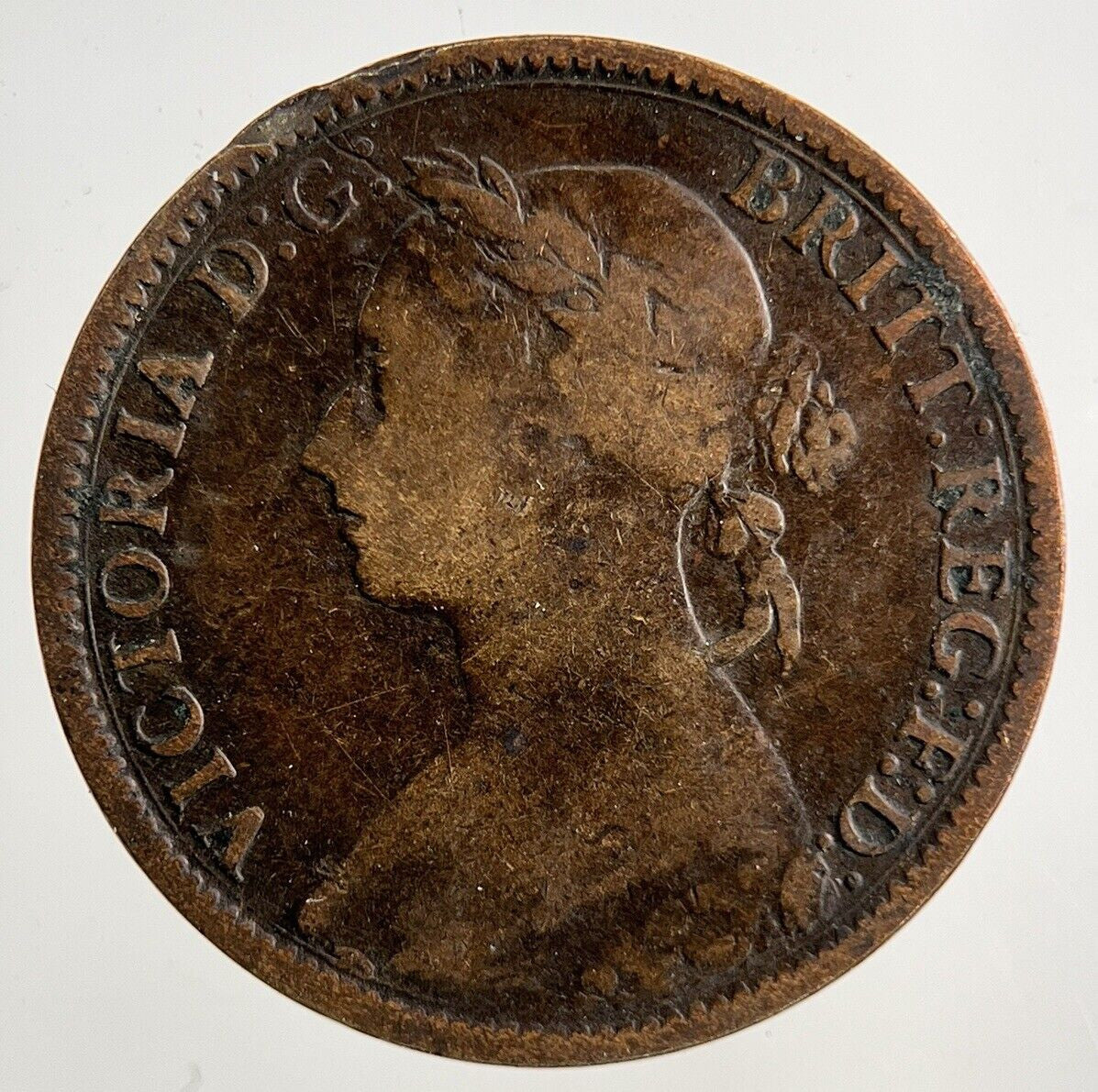 1890 Victoria Farthing Coin | Collectable Grade