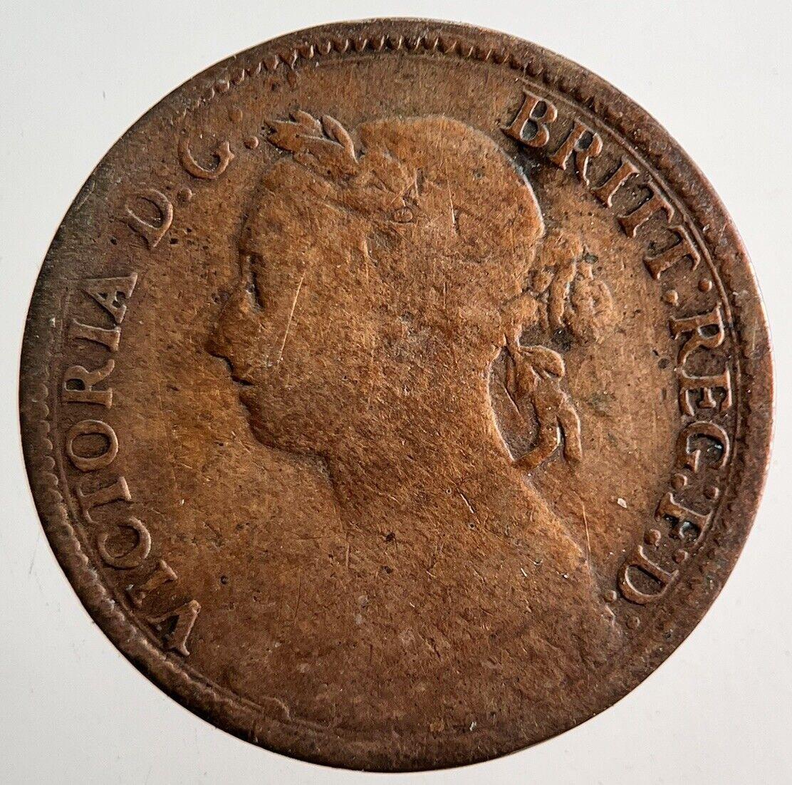 1890 Victoria Farthing Coin | Collectable Grade