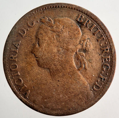 1890 Victoria Farthing Coin | Collectable Grade