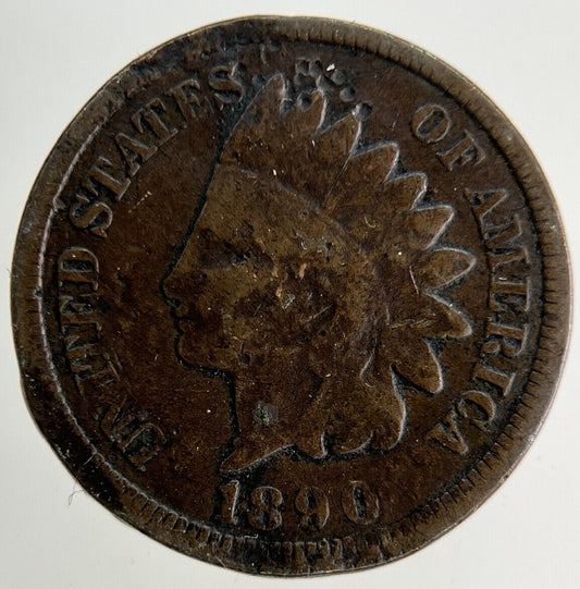 1890 US USA One Cent Coin | Collectable Grade