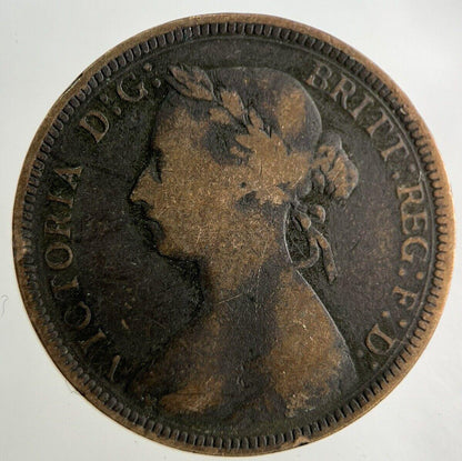1890 Victoria Half-Penny Coin | Collectable Grade