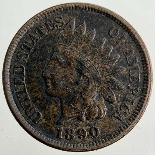 1890 US USA One Cent Coin | Very High Grade
