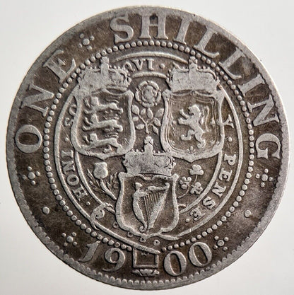1890 Victoria Shilling Silver Coin | Collectable Grade | a3532