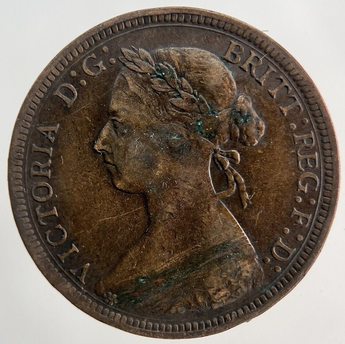 1890 Victoria Half-Penny Coin | Very High Grade