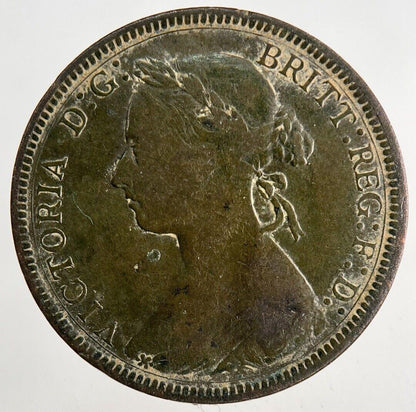1890 Victoria Half-Penny Coin | Fine Collectable Grade