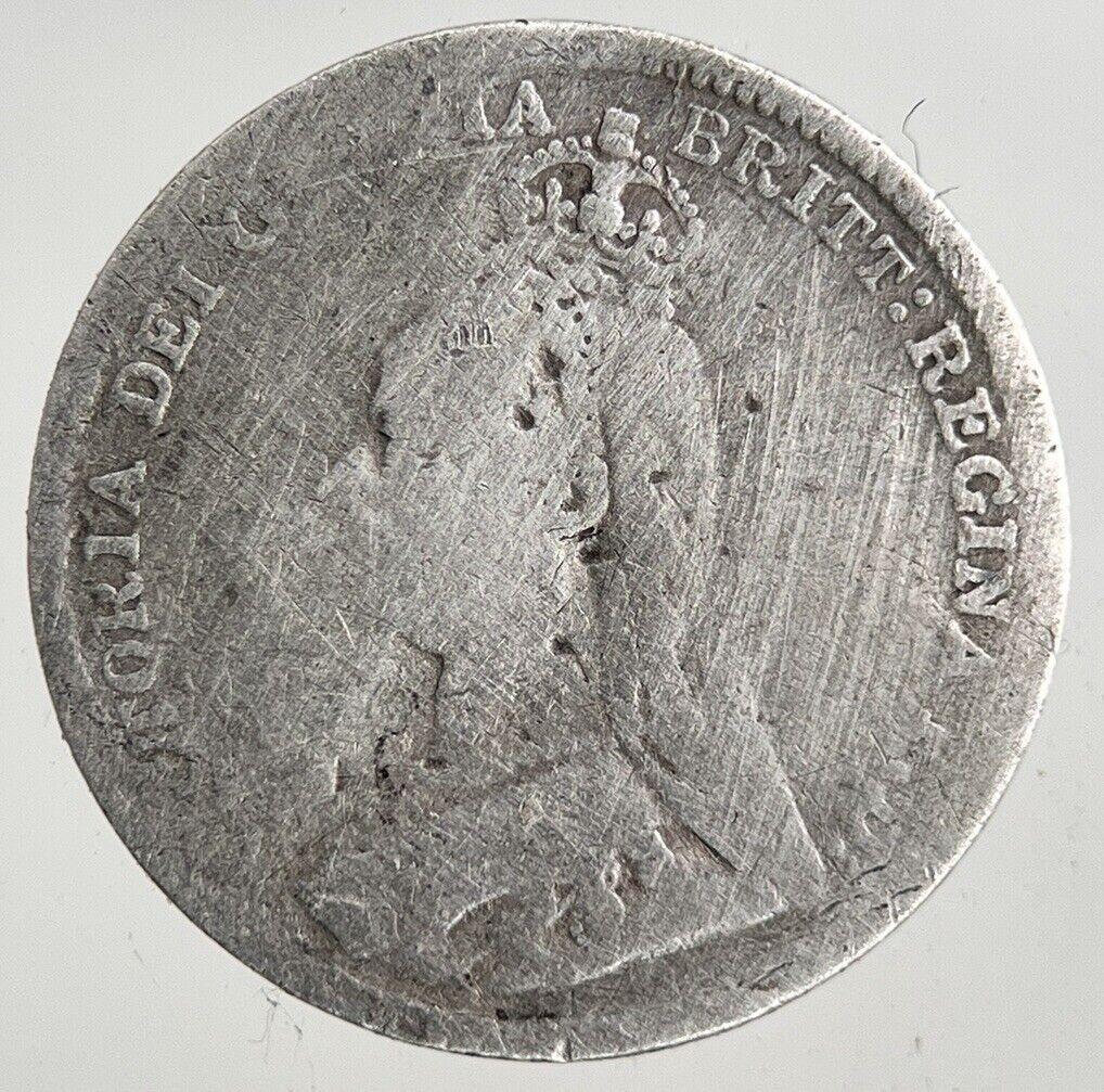 1890 Victoria Silver Threepence Coin | Collectable Grade