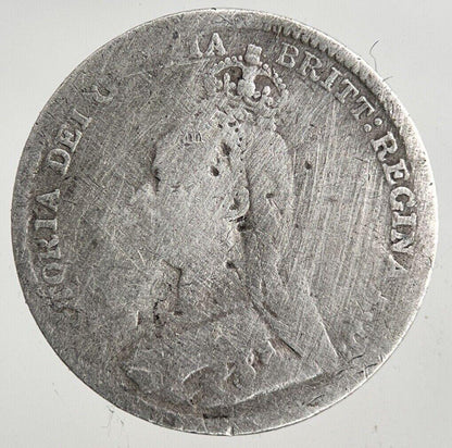 1890 Victoria Silver Threepence Coin | Collectable Grade