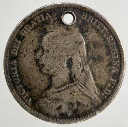 1890 Victoria Sixpence Silver Coin | Collectable Grade