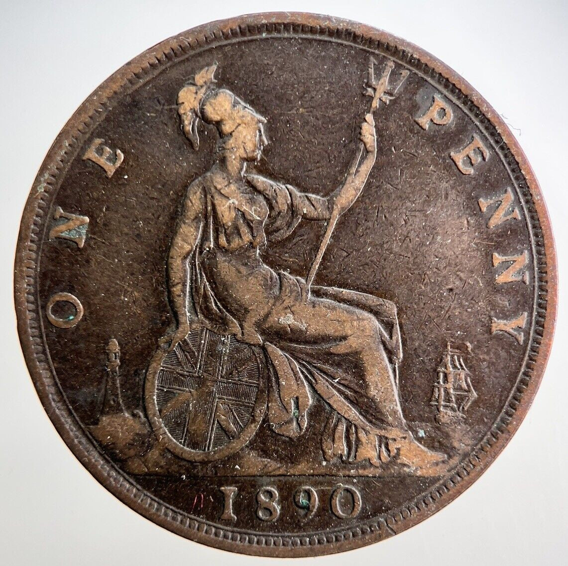 1890 Victoria Penny Coin | Collectable Grade | a2932