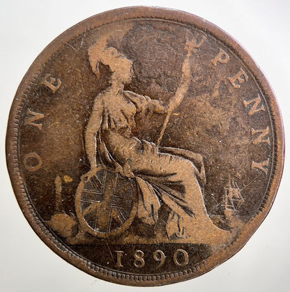 1890 Victoria Penny Coin | Collectable Grade | a2857