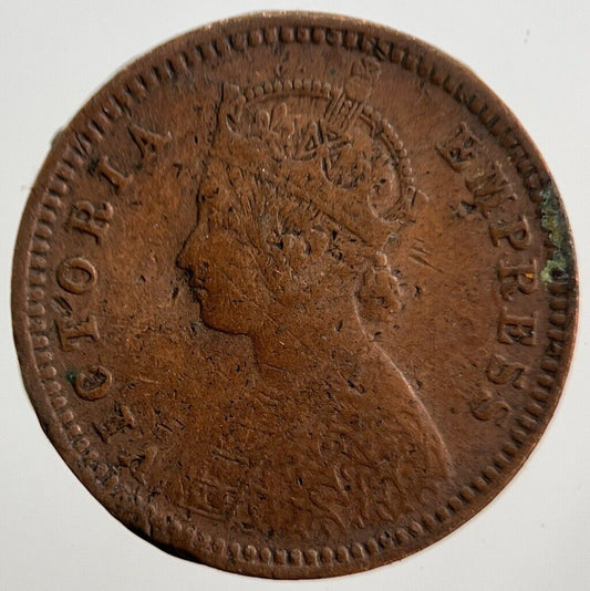 1890 India 1/12 Anna Coin | Collectable Grade | a1123