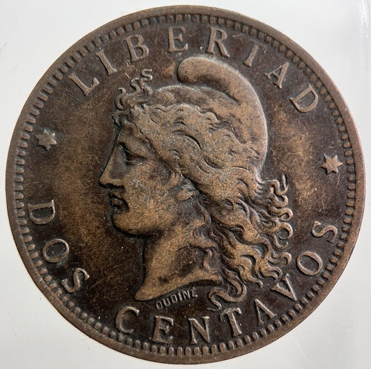 1891 Argentina Dos 2 Centavos Coin | Collectable Grade | a7891