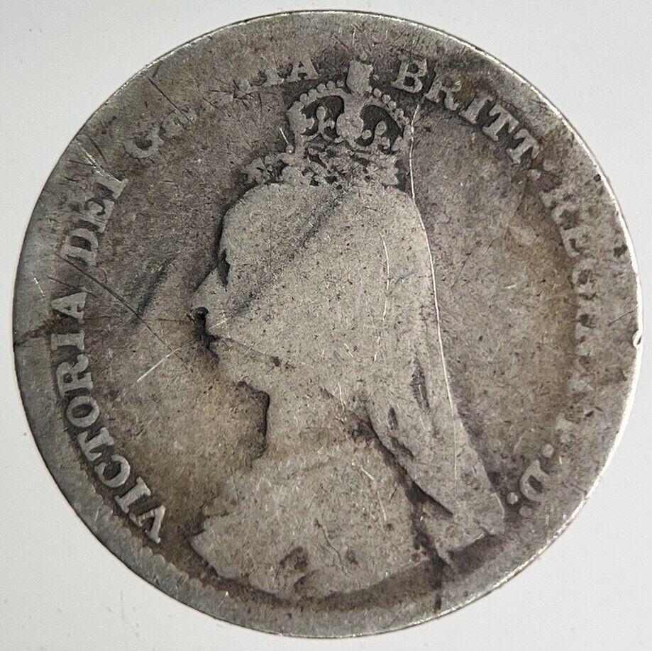 1890 Victoria Threepence Silver Coin | Collectable Grade