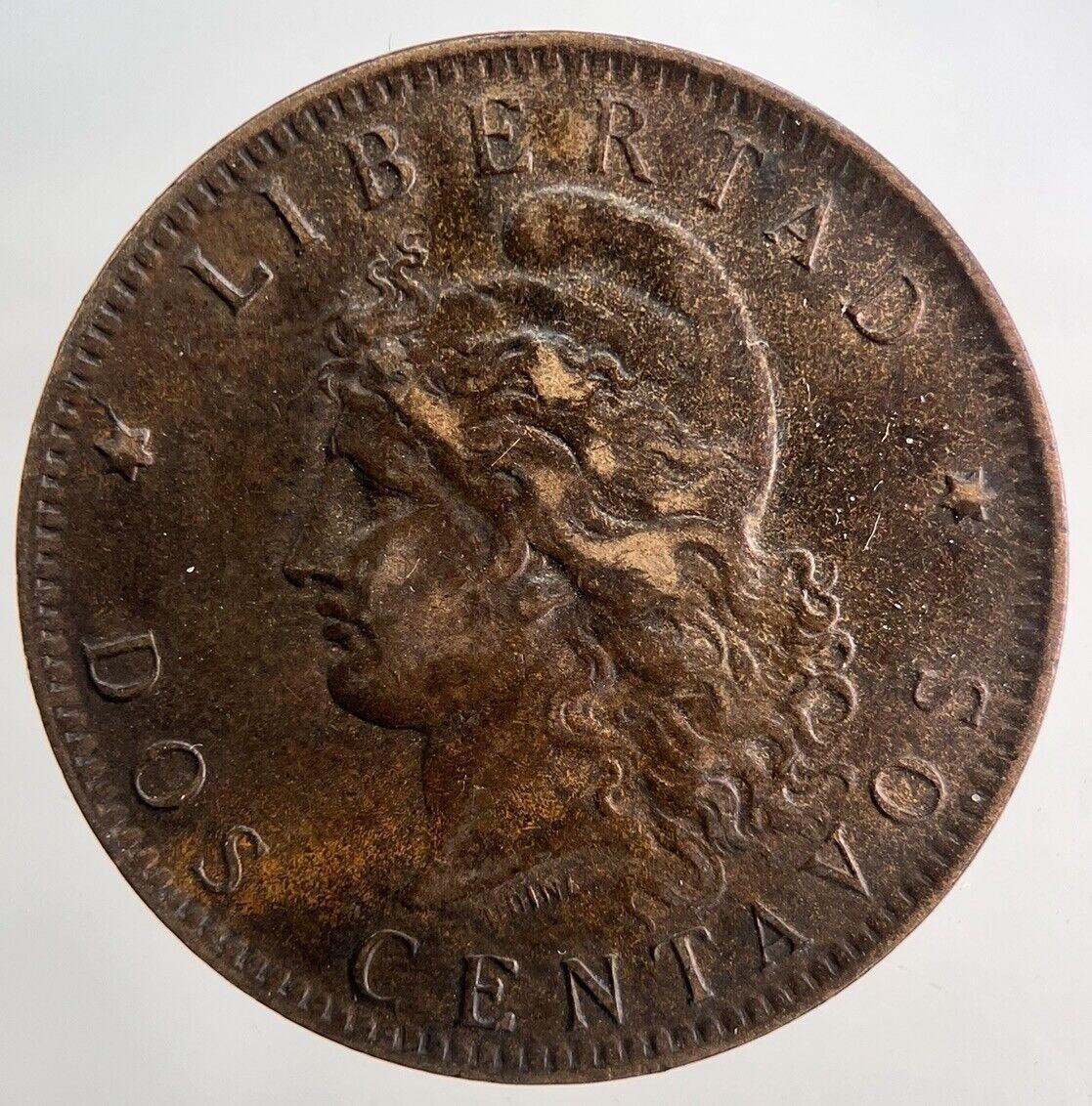 1891 Argentina Dos 2 Centavos Coin | Collectable Grade