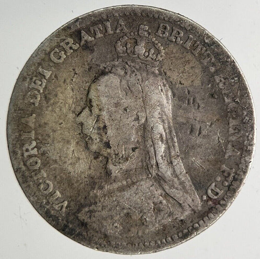 1890 Victoria Threepence Silver Coin | Collectable Grade