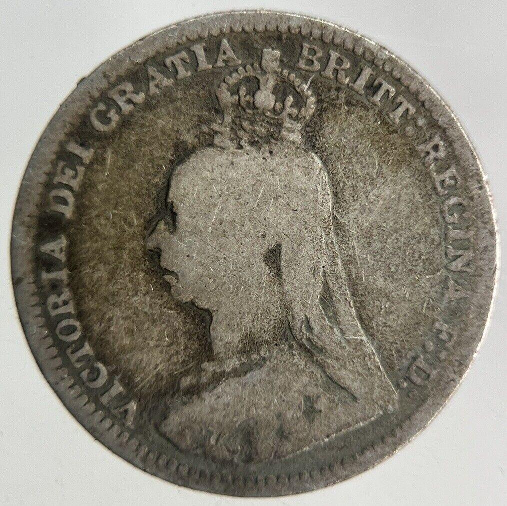 1890 Victoria Threepence Silver Coin | Collectable Grade