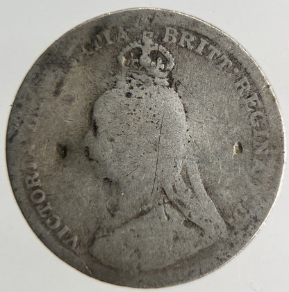 1890 Victoria Threepence Silver Coin | Collectable Grade