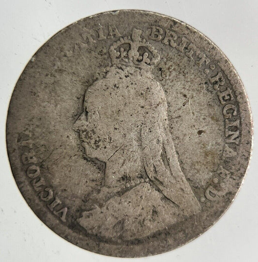 1890 Victoria Threepence Silver Coin | Collectable Grade