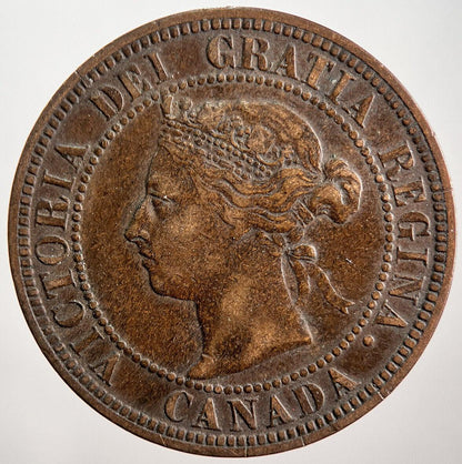 1891 Canada One Cent Coin | Fine Collectable Grade | a1381