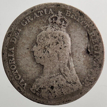 1890 Victoria Threepence Silver Coin | Collectable Grade | a7224