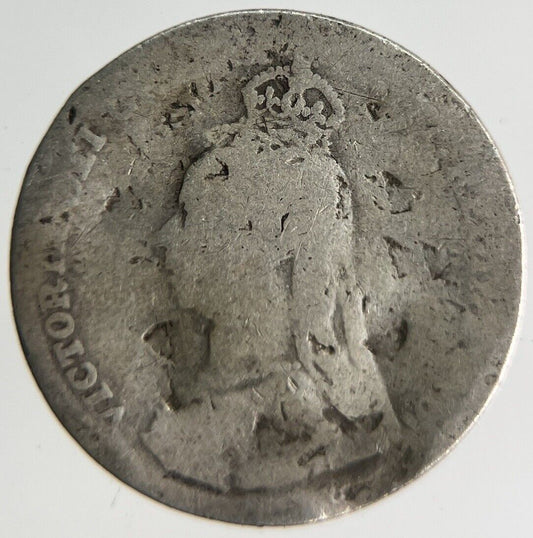 1890 Victoria Threepence Silver Coin | Collectable Grade