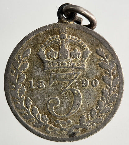 1890 Victoria Threepence Silver Coin | Collectable Grade