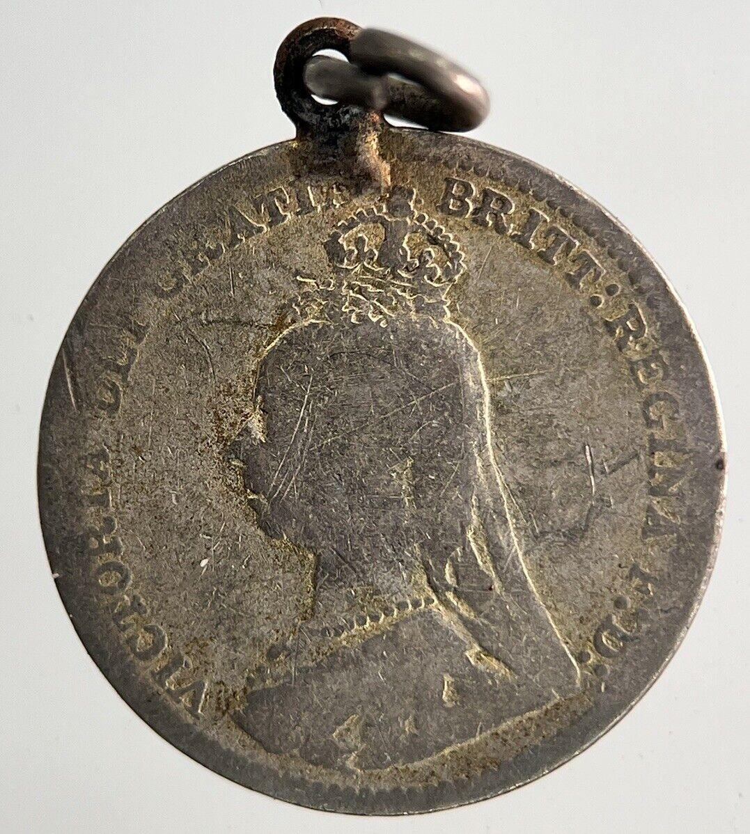 1890 Victoria Threepence Silver Coin | Collectable Grade