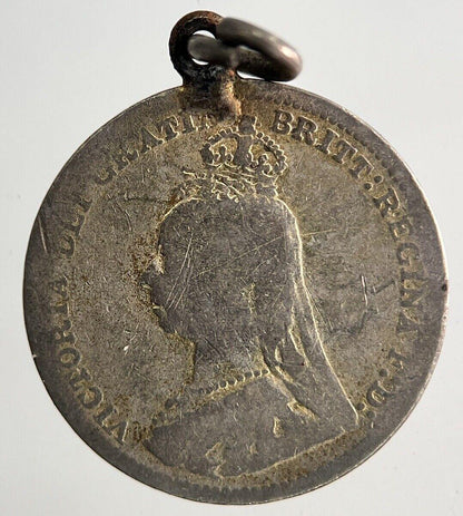 1890 Victoria Threepence Silver Coin | Collectable Grade