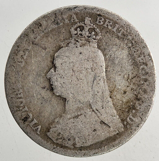 1890 Victoria Threepence Silver Coin | Collectable Grade