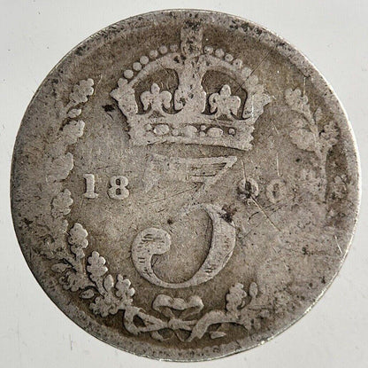 1890 Victoria Threepence Silver Coin | Collectable Grade